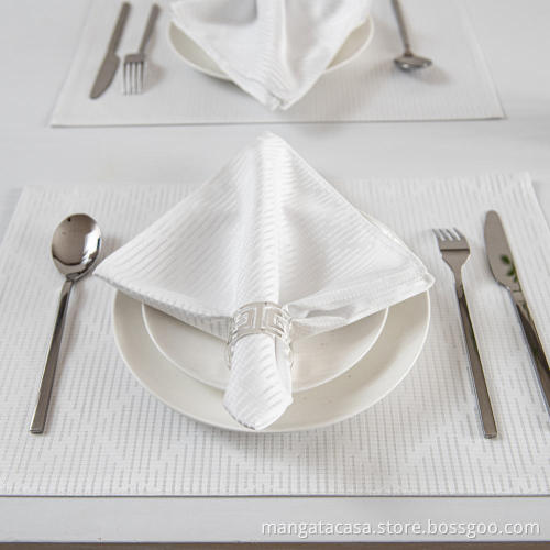100% Polyester Jacquard Dining Table Napkins